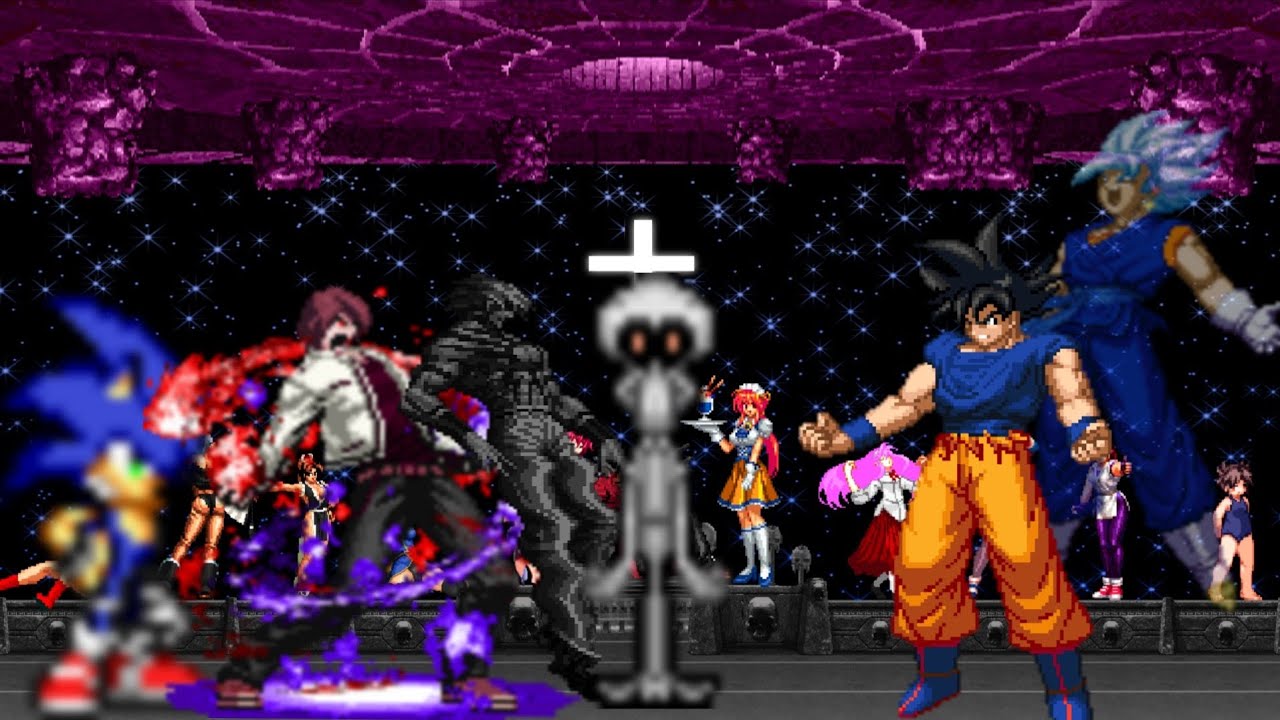 Kof Mugen TM BrianskyTheRandomGuy Team Vs Goku Migatte (Goku Ultra Instinct)