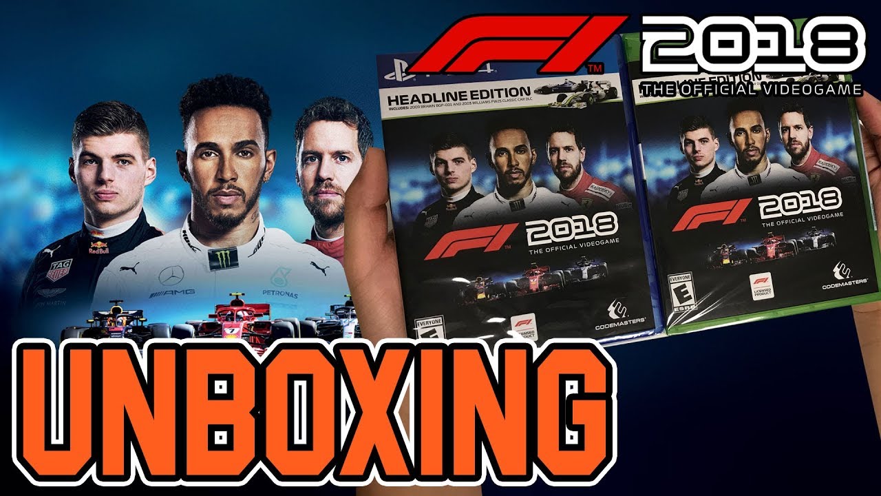 F1 2018 (Headline Edition) (PS4/Xbox One) Unboxing!!