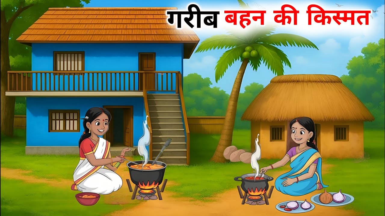 गरीब बहन की किस्मत | Gareeb Behan Ki Kahani | Hindi Moral Story | Cartoon Story