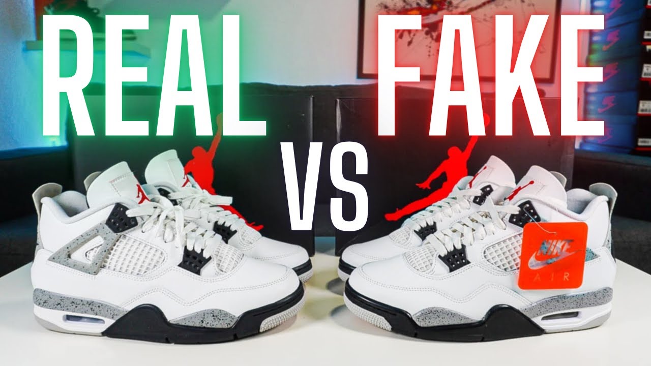 ⚠️REAL vs FAKE (REPLICA,UA) JORDAN 4 WHITE CEMENT 2025⚠️ APRENDE A DISTINGUIRLAS