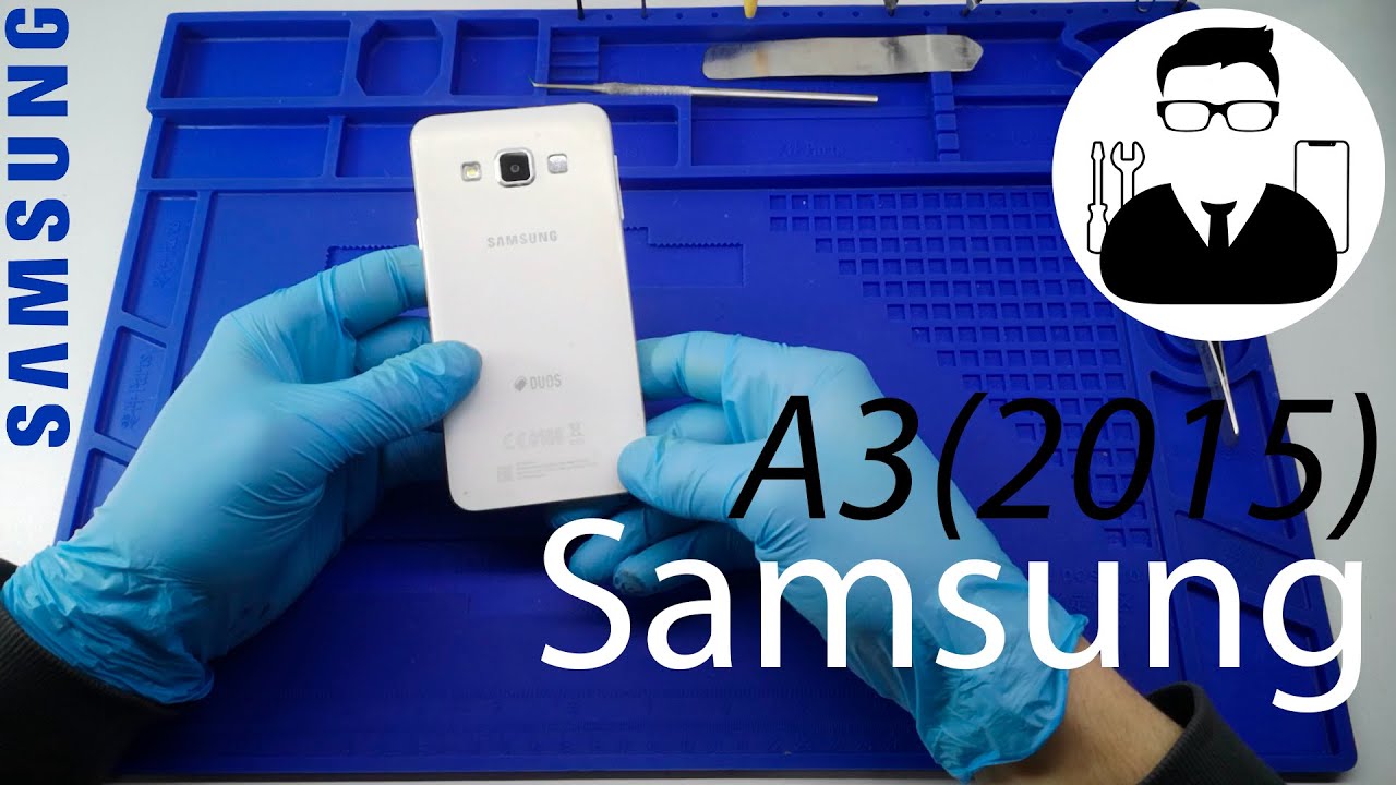 Samsung a3 2015 года. Замена дисплейного модуля.Ремонт.