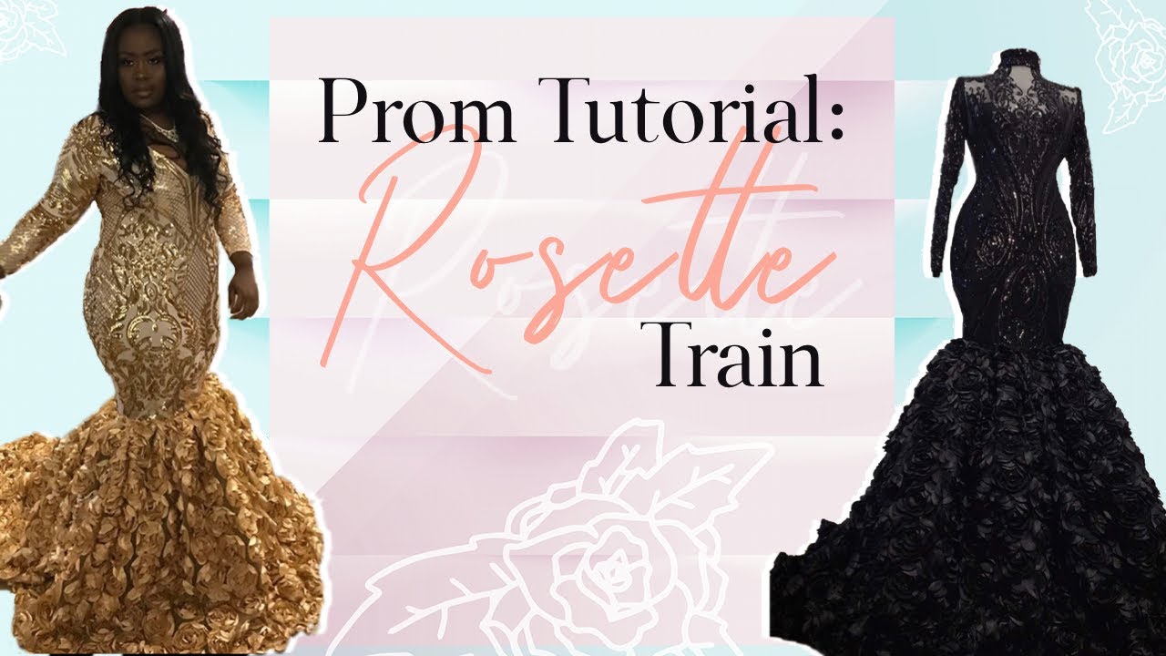 How to Sew a Rosette Mermaid Train (Non-Circle Skirt Method)