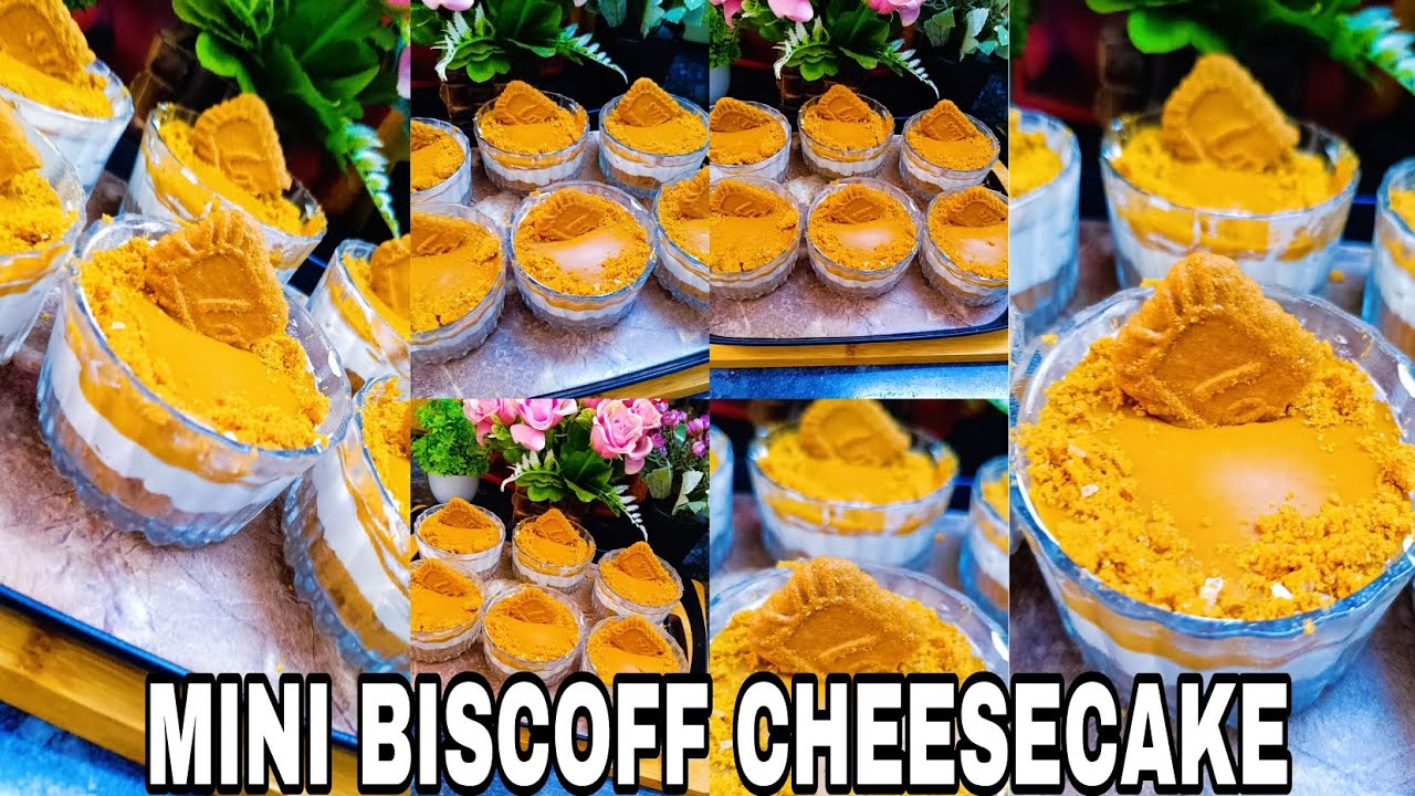 MINI BISCOFF CHEESECAKE RECIPE..NO BAKE CAKE IDEAS..CAKE IDEAS..|| SMITA KITCHEN CRAFT ||