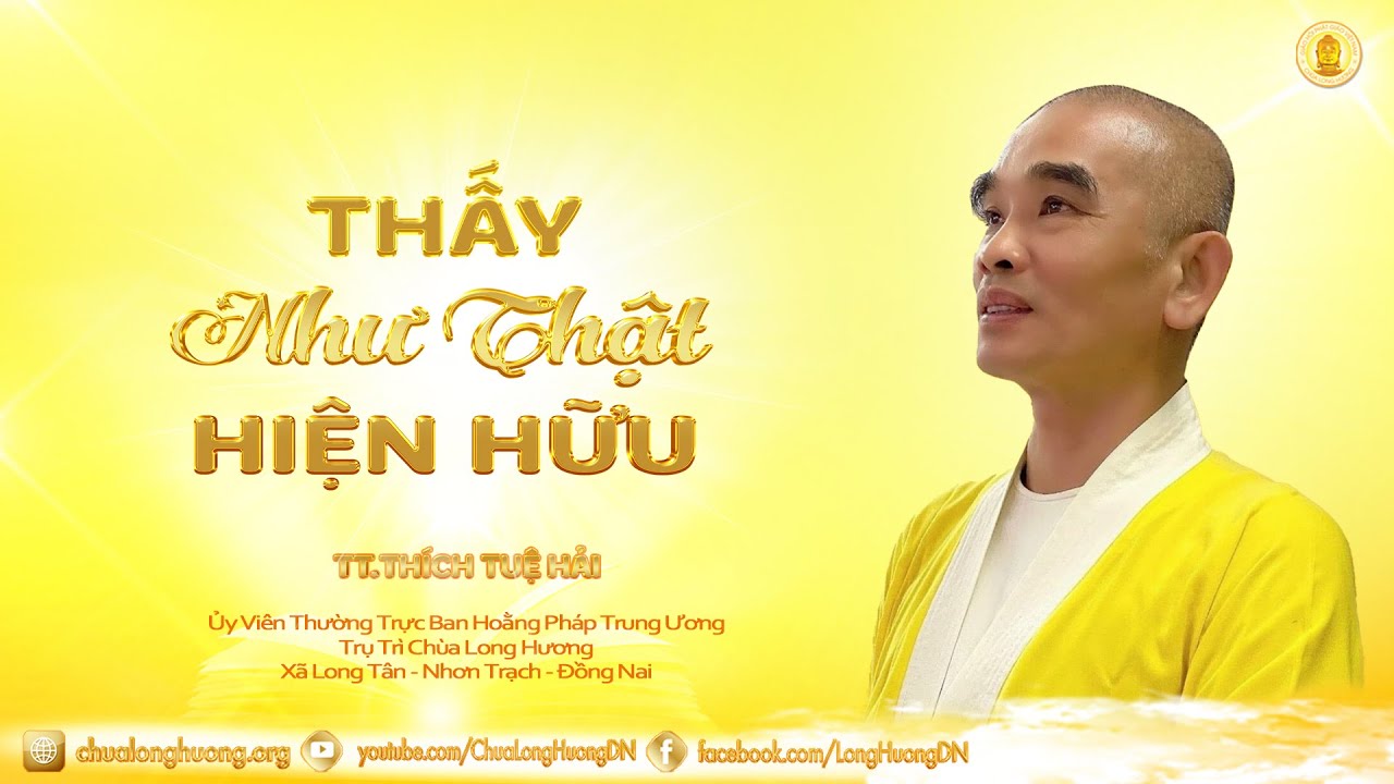 Thấy Như Thật Hiện Hữu - TT. Thích Tuệ Hải - Chùa Long Hương