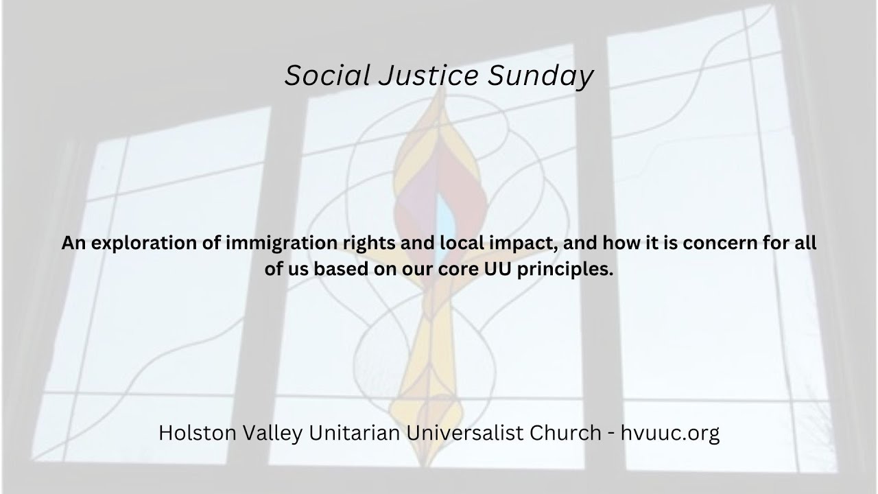 Social Justice Sunday : February 1, 2026