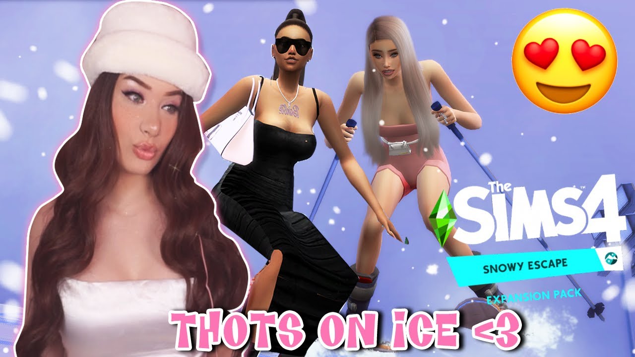 A HOE NEVER GETS COLD?! | The Sims 4 Snowy Escape