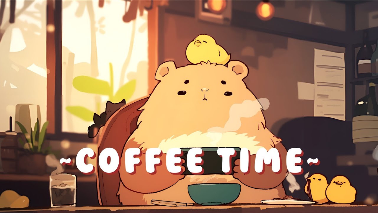 Capybara Beat Station - Peaceful Lofi Hip Hop Beats ~ Soothing Ambiance ~ 🎵 💫