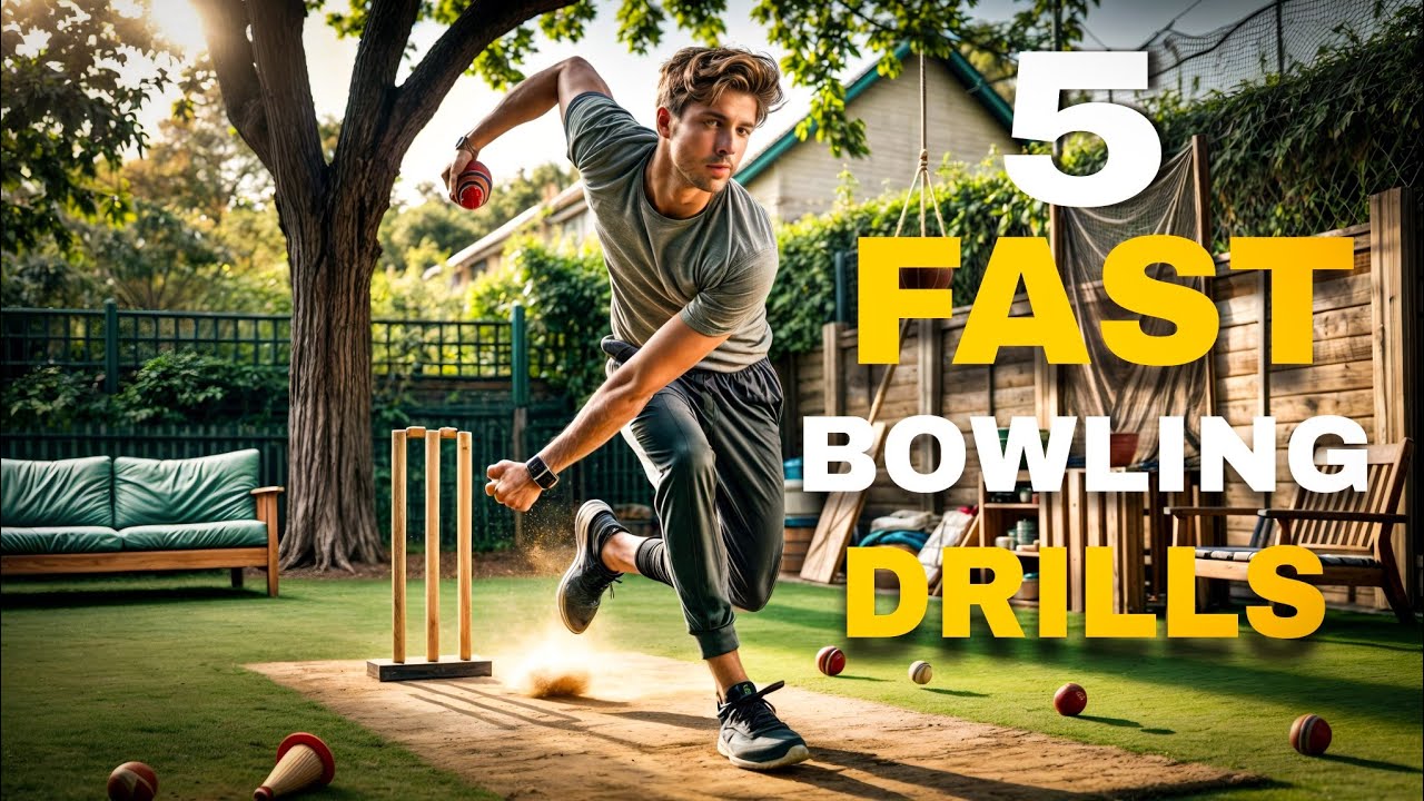 5 fast bowling drills that you can do alone at home