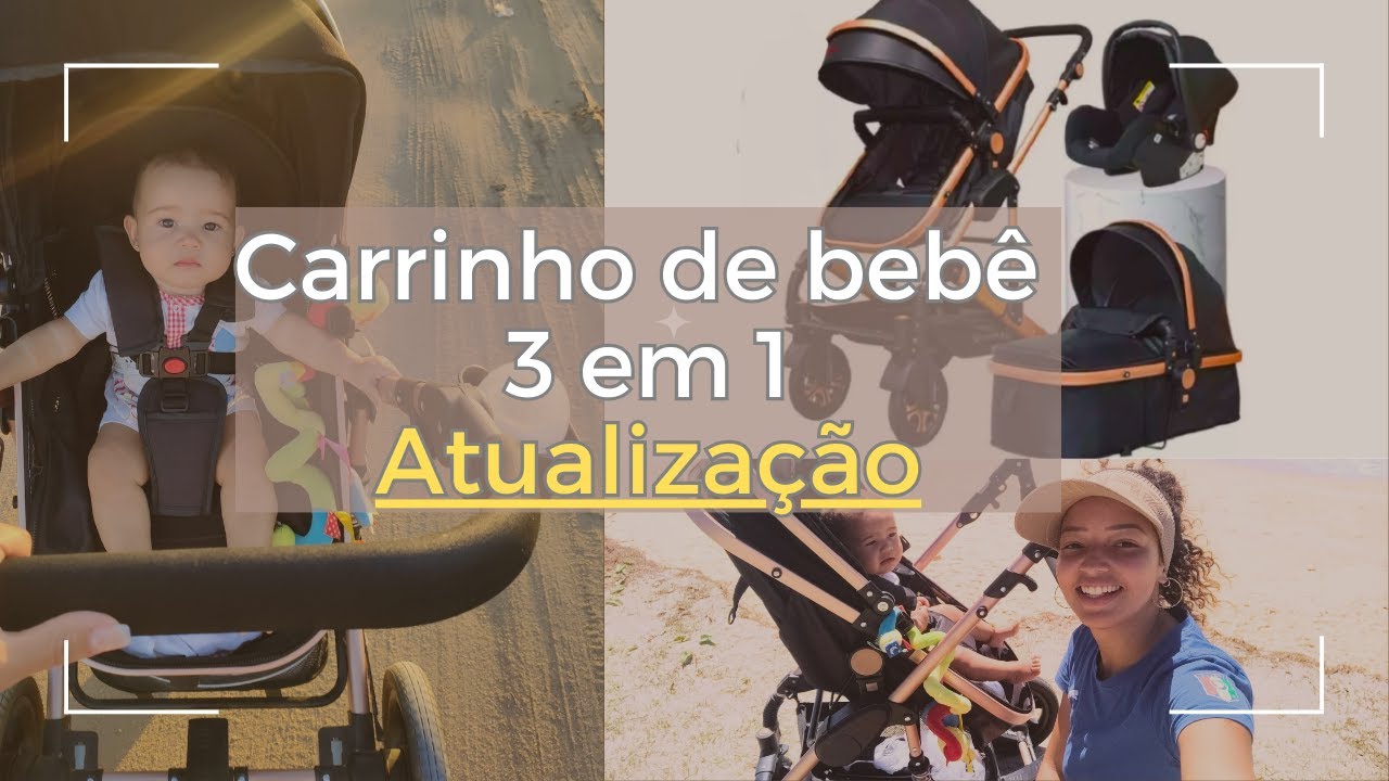 CARRINHO DE BEBÊ 3 EM 1 DO MERCADO LIVRE!!  DEPOIS DE 8 MESES, ainda vale a pena?