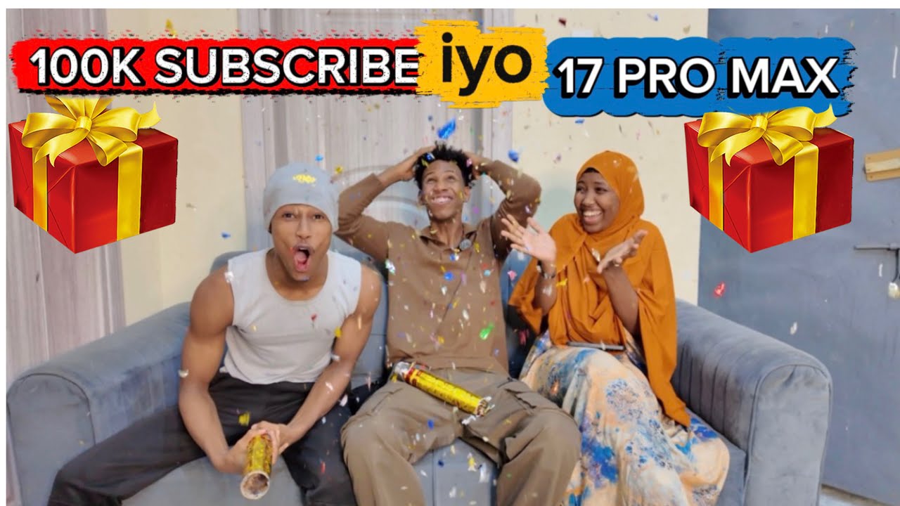 IPHONE 17 PRO MAX AYAA QOF ADINKA IDINKAMID IKEENAY 100K SUBSCRIBE MADAAMA AAN GAARNAY…
