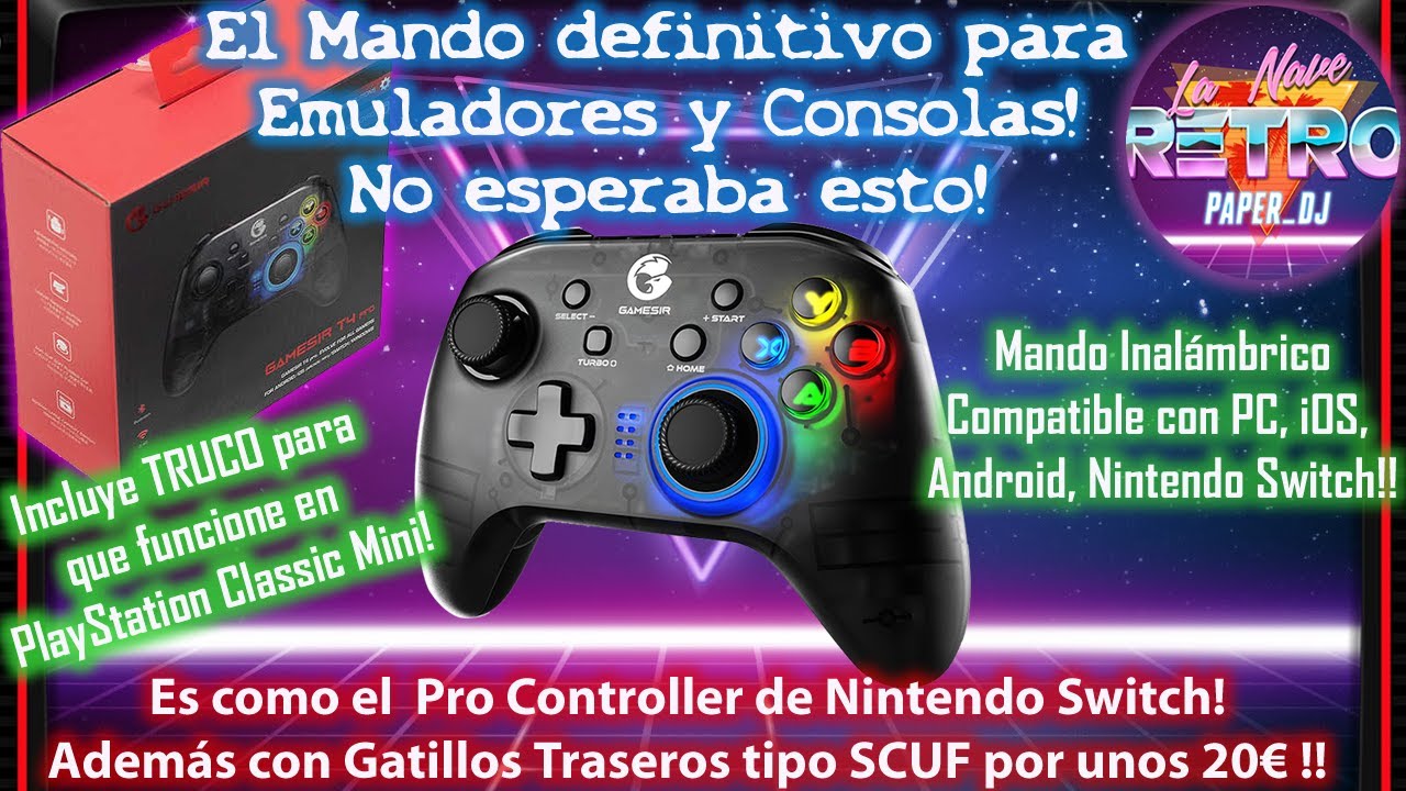 🔎 REVIEW + Test | Mando GameSir T4 Pro para PC - iOS - Android - Nintendo Switch | x2 x3 g4 🎮