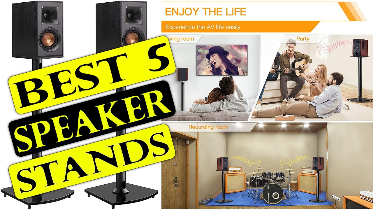 The 5 Best Speaker Stands | Easy To Decide | Best Gadget |