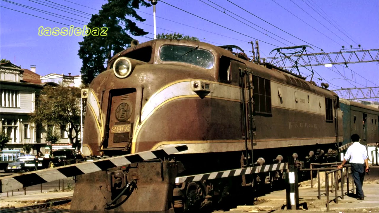 Chile Railway Scenes - 1974