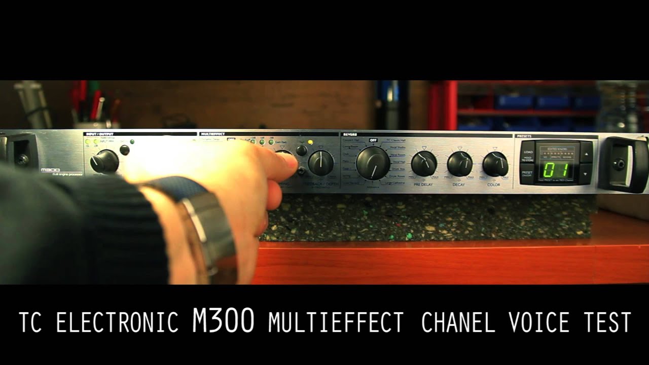 Tc Electronic M300 Multieffect Chanel Voice Test