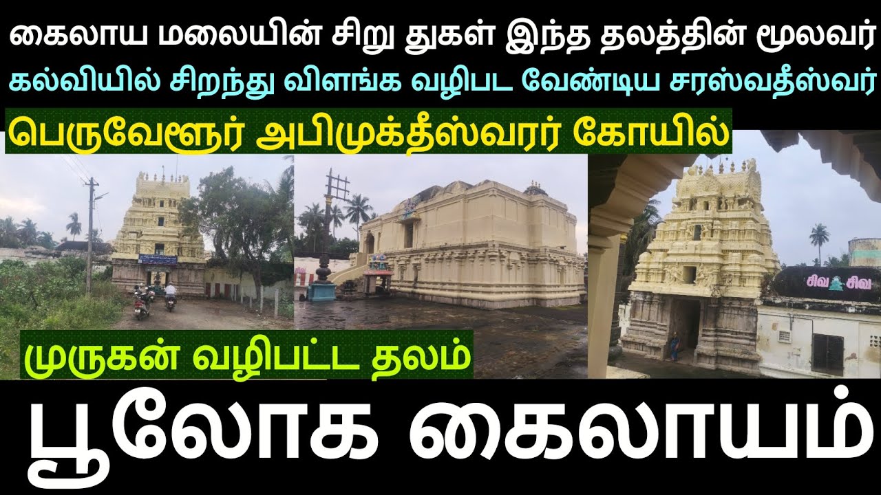 பூலோககைலாயம் மணக்கால் அய்யம்பேட்டை அபிமுக்தீஸ்வரர் கோயில் சரஸ்வதி வழிபடும் சரஸ்வதீஸ்வர் அருளும் தலம்