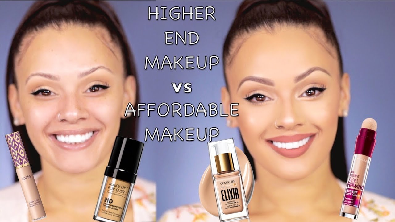 HIGH END MAKEUP VS AFFORDABLE MAKEUP | VIVA_GLAM_KAY