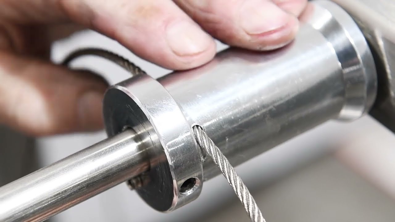 Grillworks Architectural Grill - Threading a New Lift Cable