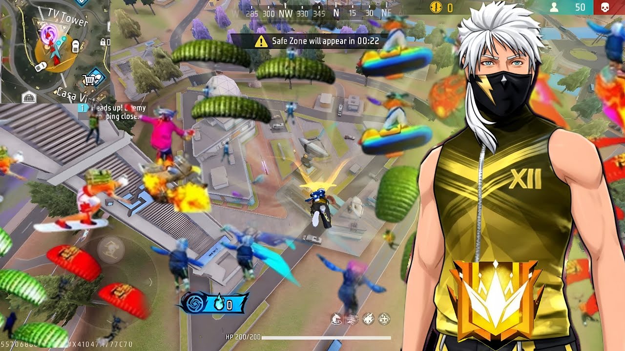 AK47+UMP 💪 99% Headshot🎯21 kills ⚡️Solo Vs squad Full Gameplay |  Mobile 📱 Free Fire