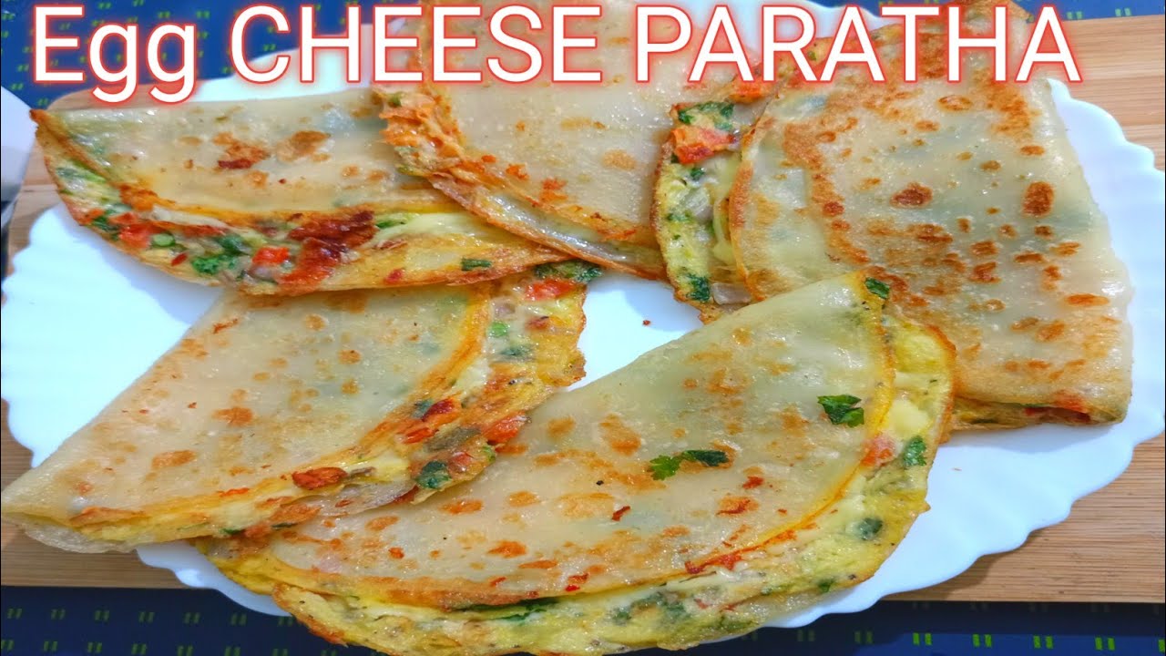 सुपर टेस्टी अंडा चीज पराठा/ How To Make Egg Cheese Paratha / Cheese Egg stuffed Paratha  