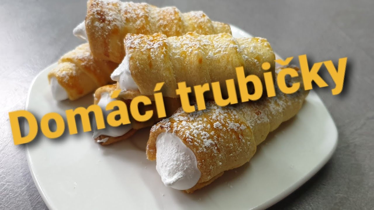Rychlé a jednoduché - Trubičky se sněhem 👌 Každý bude chtít recept...