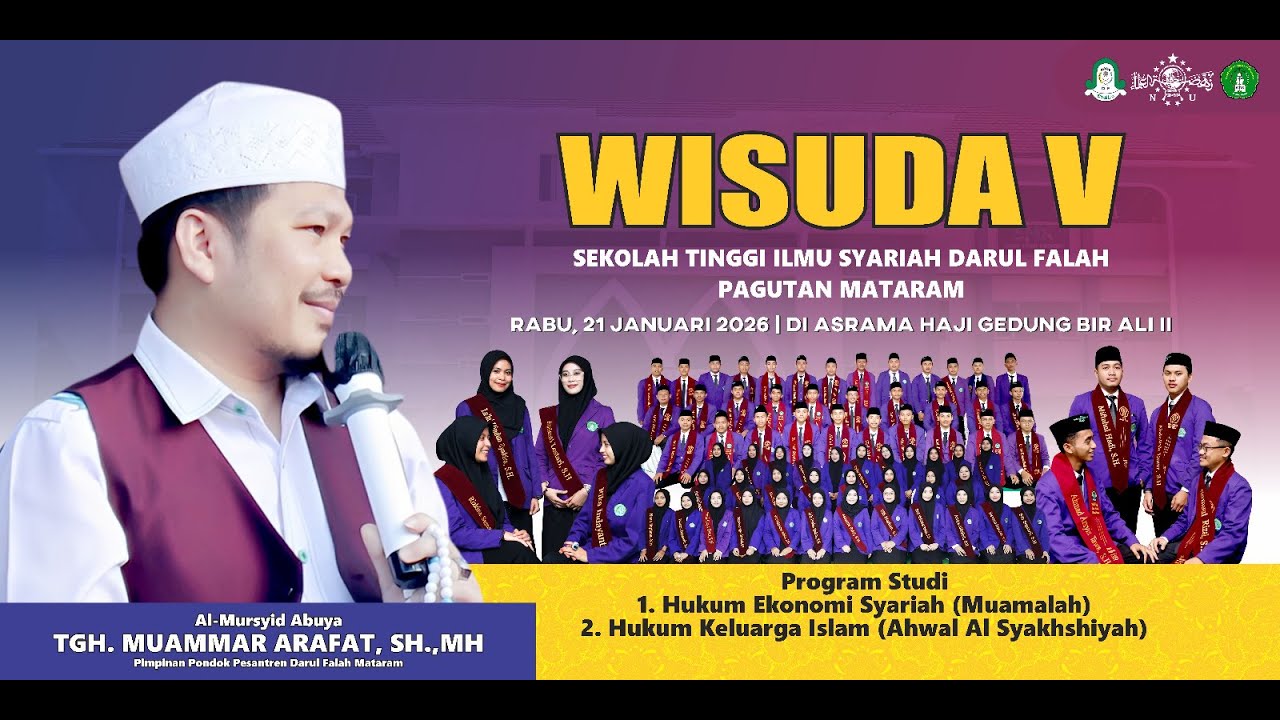 🔴 LIVE..!! WISUDA V STIS DARUL FALAH PAGUTAN KOTA MATARAM