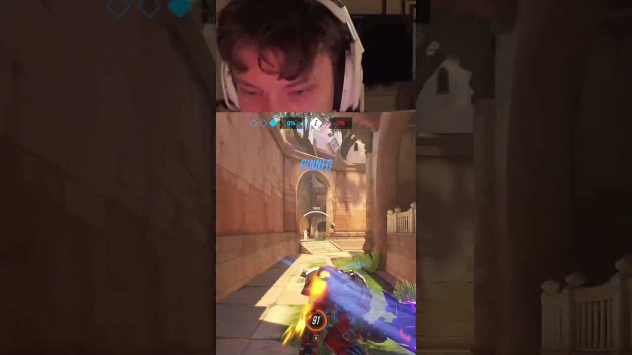 Эта новая технология Rein Charge &mdash; просто БЕЗУМИЕ #ow2 #owl #overwatch2 #overwatch #twitch #fyp #...