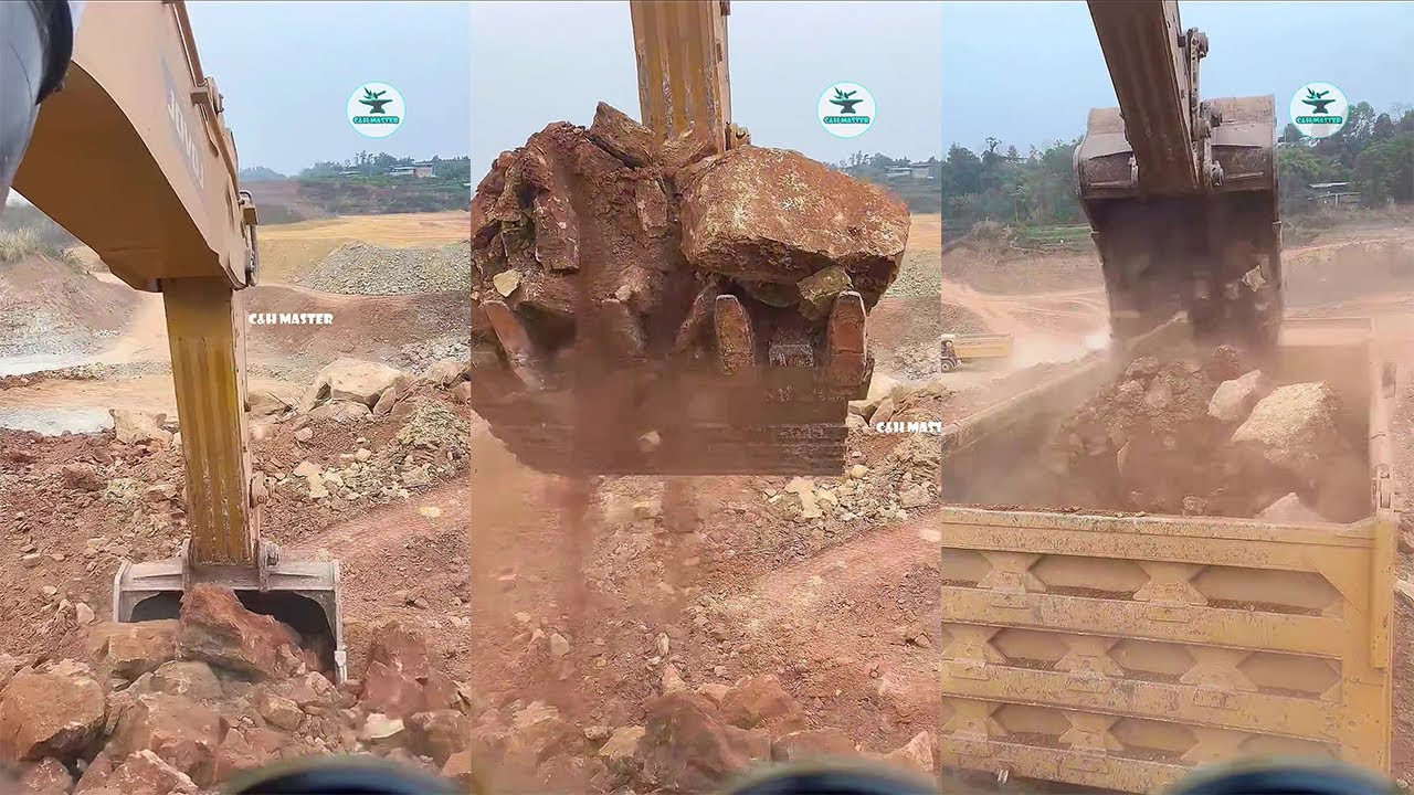The Process Of Soil Excavation And Transportation P1453