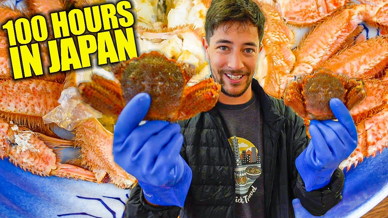 100 Hours of Japanese Food 🇯🇵 TOKYO Noodles, KYOTO Street Food + HOKKAIDO Seafood!