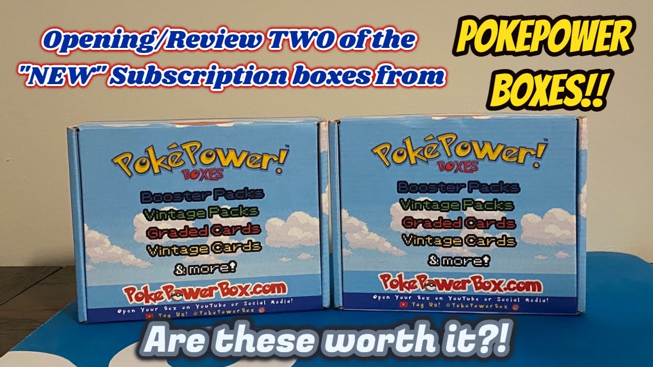 NEW PokePower Box Opening & Review!! Monthly Subscription/Mystery Box! Are these worth it?!