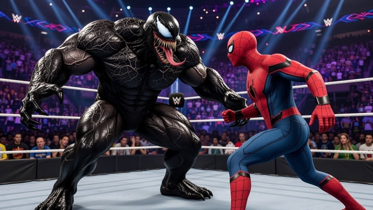 VENOM UNLEASHED in the Ring! Spiderman in Serious Trouble 😱🔥