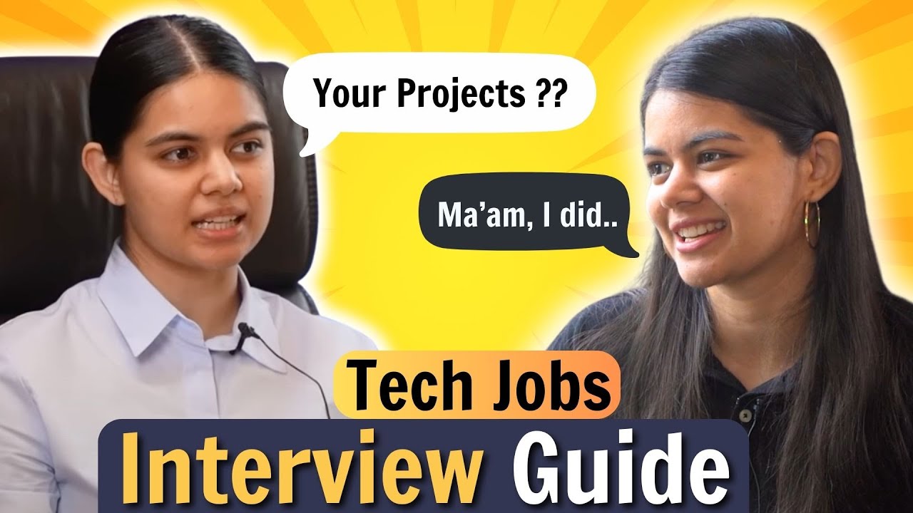 Tech Jobs Interview Guide 2024 | Mistakes to Avoid for Placements & Internships