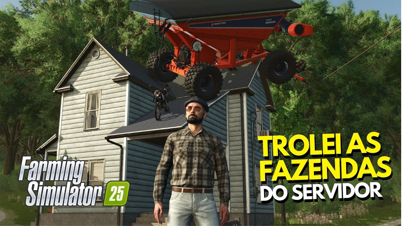 🔥 O CAOS NO SERVIDOR: VENDI TUDO E MUDEI AS CULTURAS DOS PIÁS! | Farming Simulator 25 Multiplayer