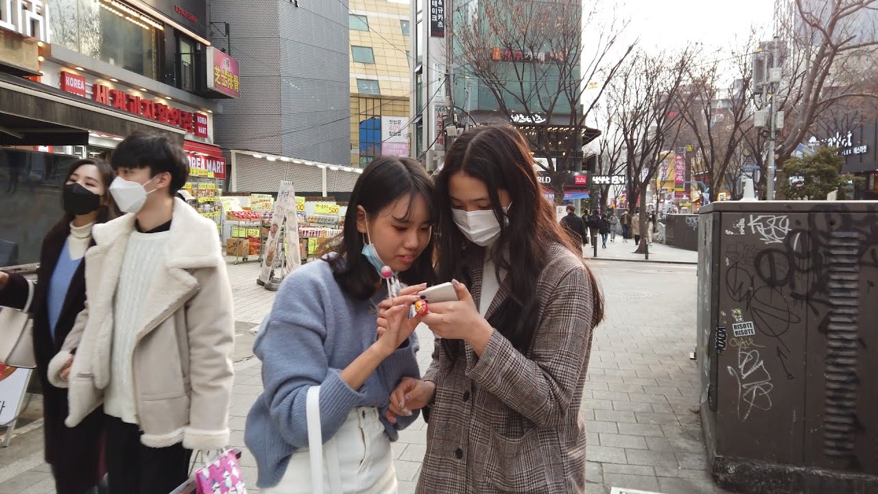 홍대앞 - Walking around Hongdae Street, Seoul, Korea