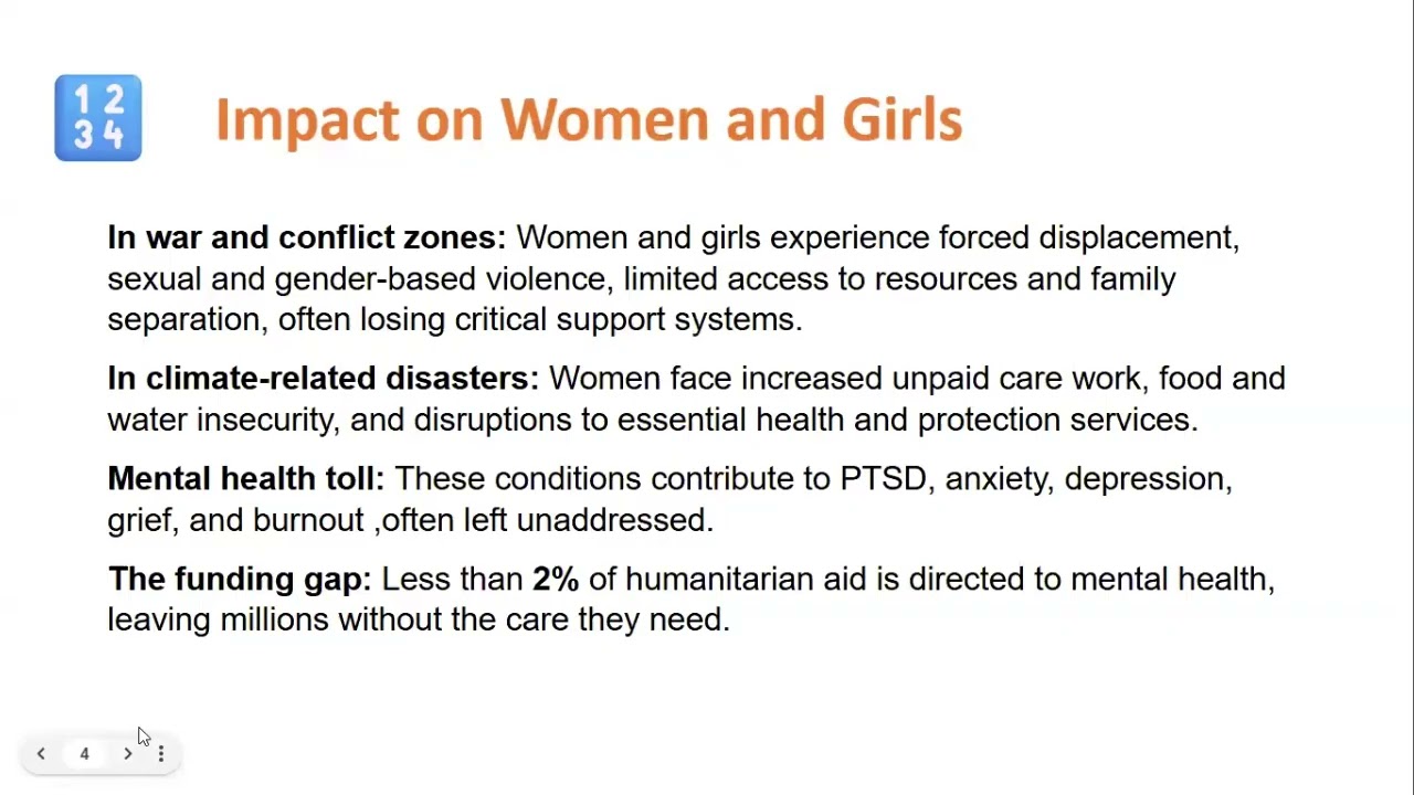 Reclaiming Wellness: Feminist Approaches to Mental Health in Crisis-Affected Communities