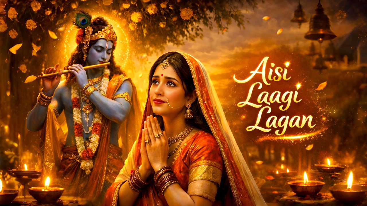 Aisi Laagi Lagan | ऐसी लागी लगन | Krishna Bhajan | Meera Bhakti | Very Peaceful Devotional Song