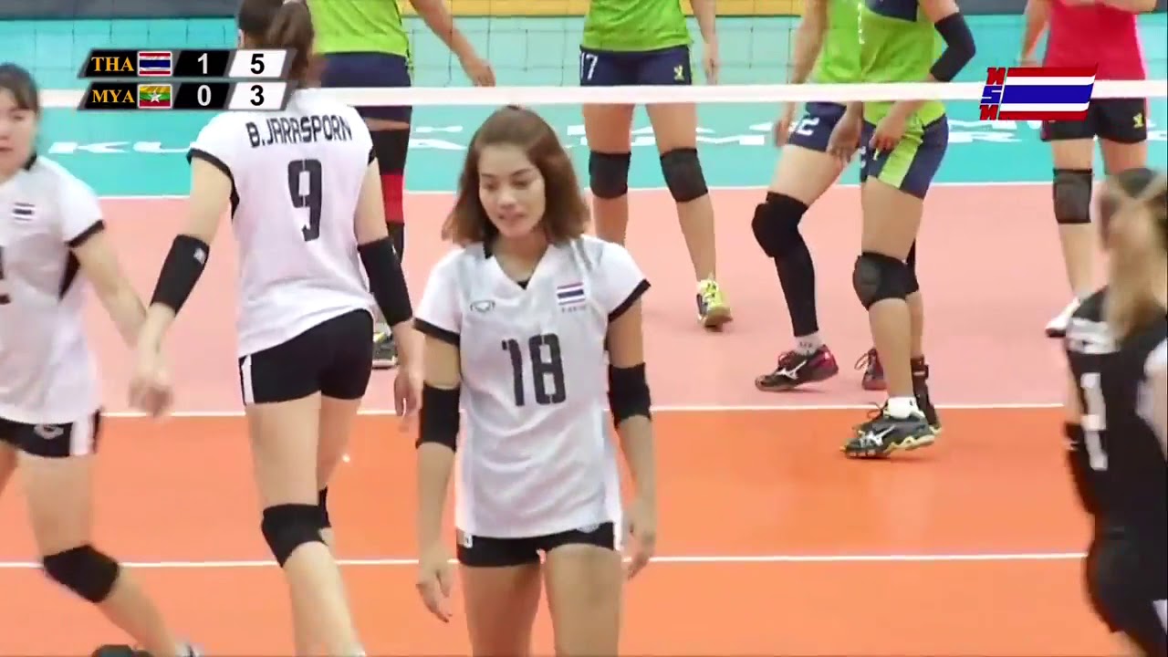 Thailand vs Myanmar / Women's Volleyball SEA Games 2017 HD