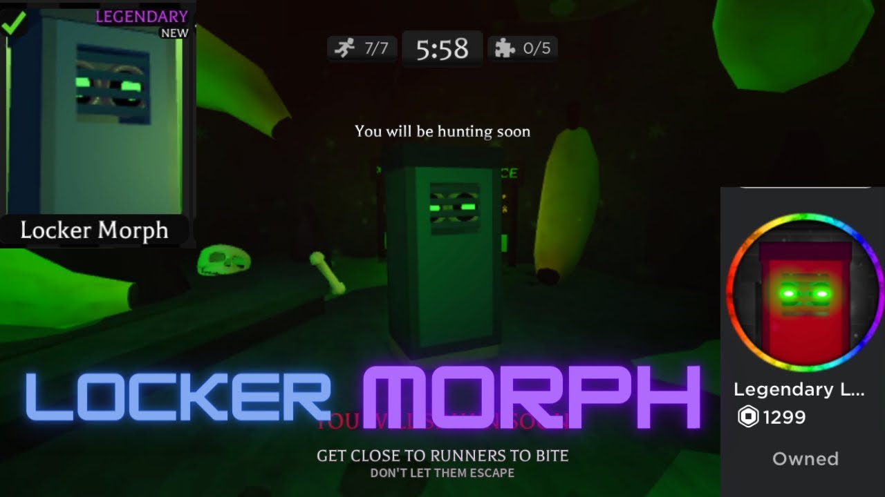(Banana eats) update review + locker morph skin + extra clip