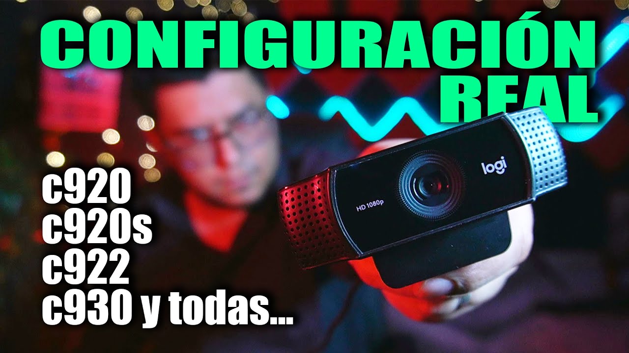 como configurar webcam LOGITECH en OBS | c920. c922, c920s... Ningún otro YOUTUBER te ha dicho esto