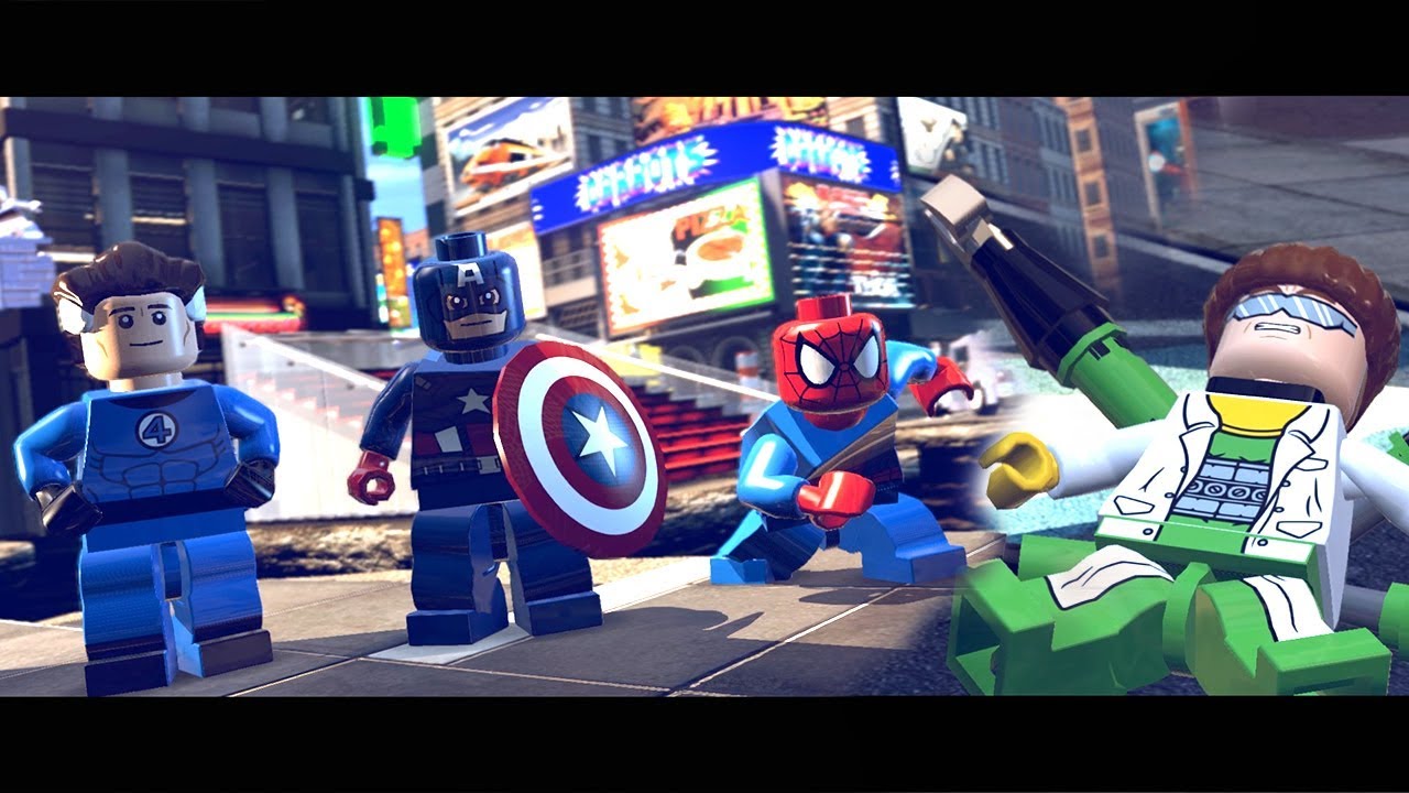 Mister Fantastic, Captain America with Spider-Man vs Doctor Octopus | LEGO Marvel Super Heroes
