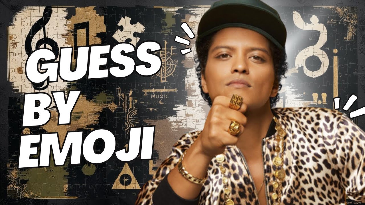 Guess by Emoji: Bruno Mars