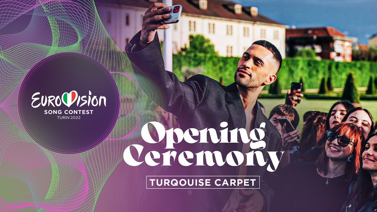Opening Ceremony / Turquoise Carpet - Eurovision Song Contest 2022 - Turin - Live Stream