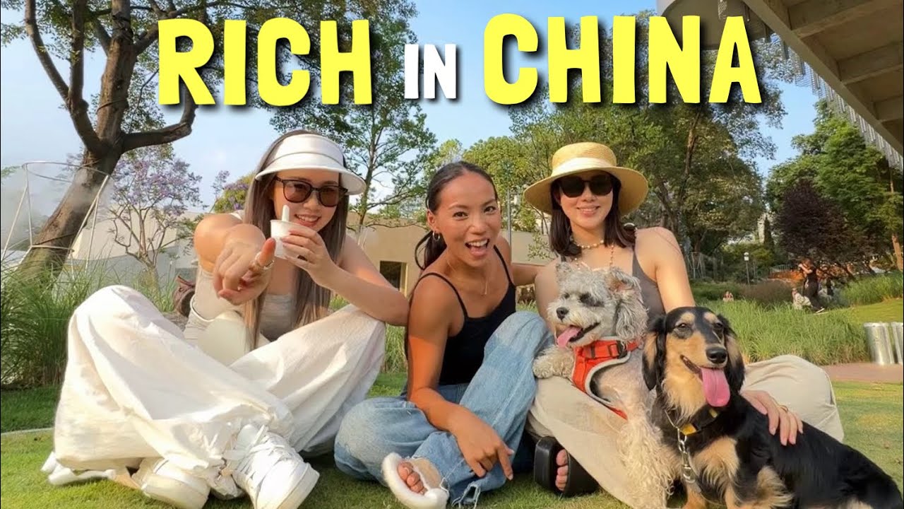 Is this Where Crazy Rich Chinese Live in China? 🇨🇳(tour by Chinese girls)