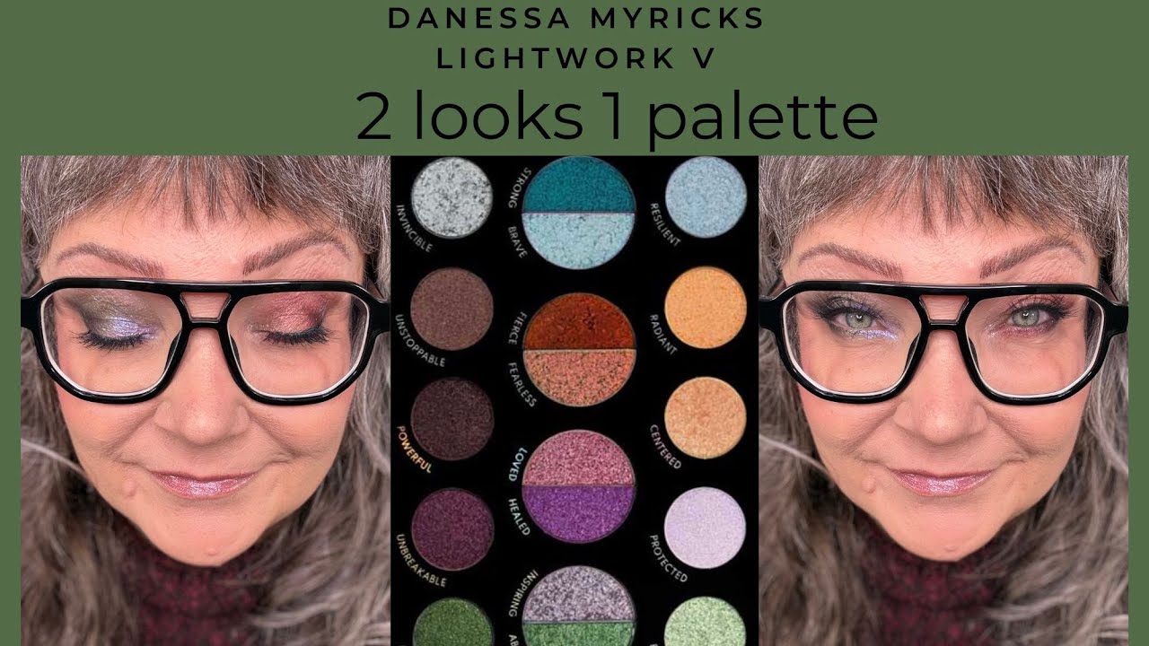 2 looks using 1 palette with Danessa Myricks Lightwork V