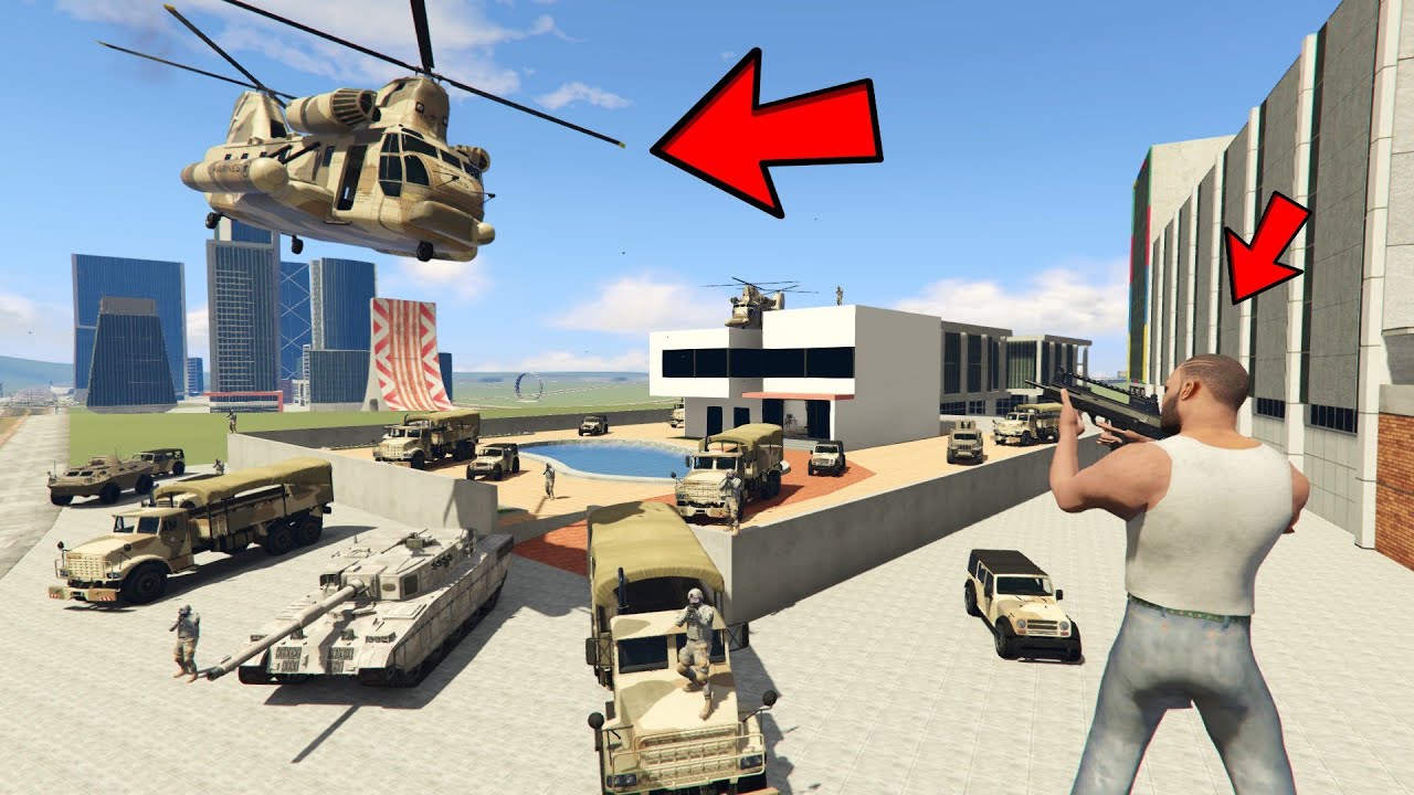 Franklin House Raided By Army In Indian Bike Driving 3D | GTA 5