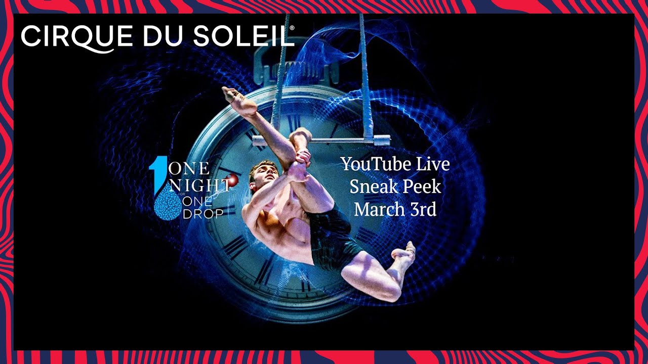 Trapeze Act LIVE | 2017 One Night for One Drop Dress Rehearsal | Cirque du Soleil