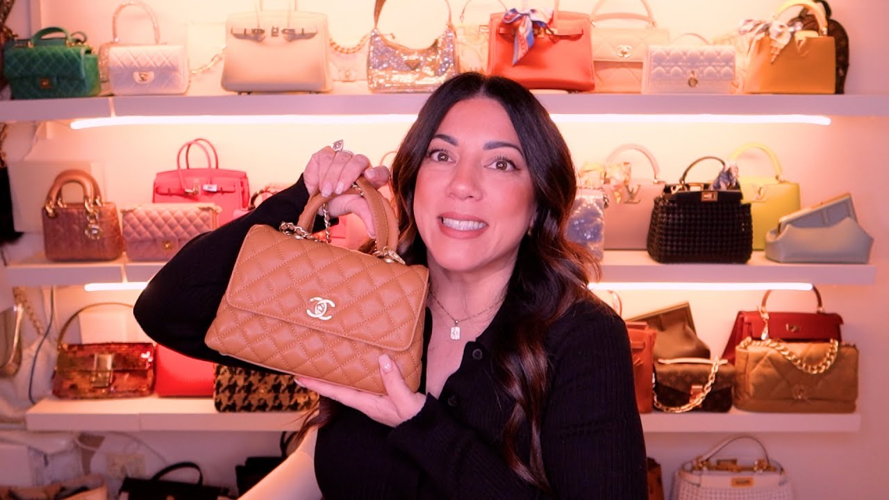 CHANEL COCO HANDLE TAN BAG| Naomi Peris