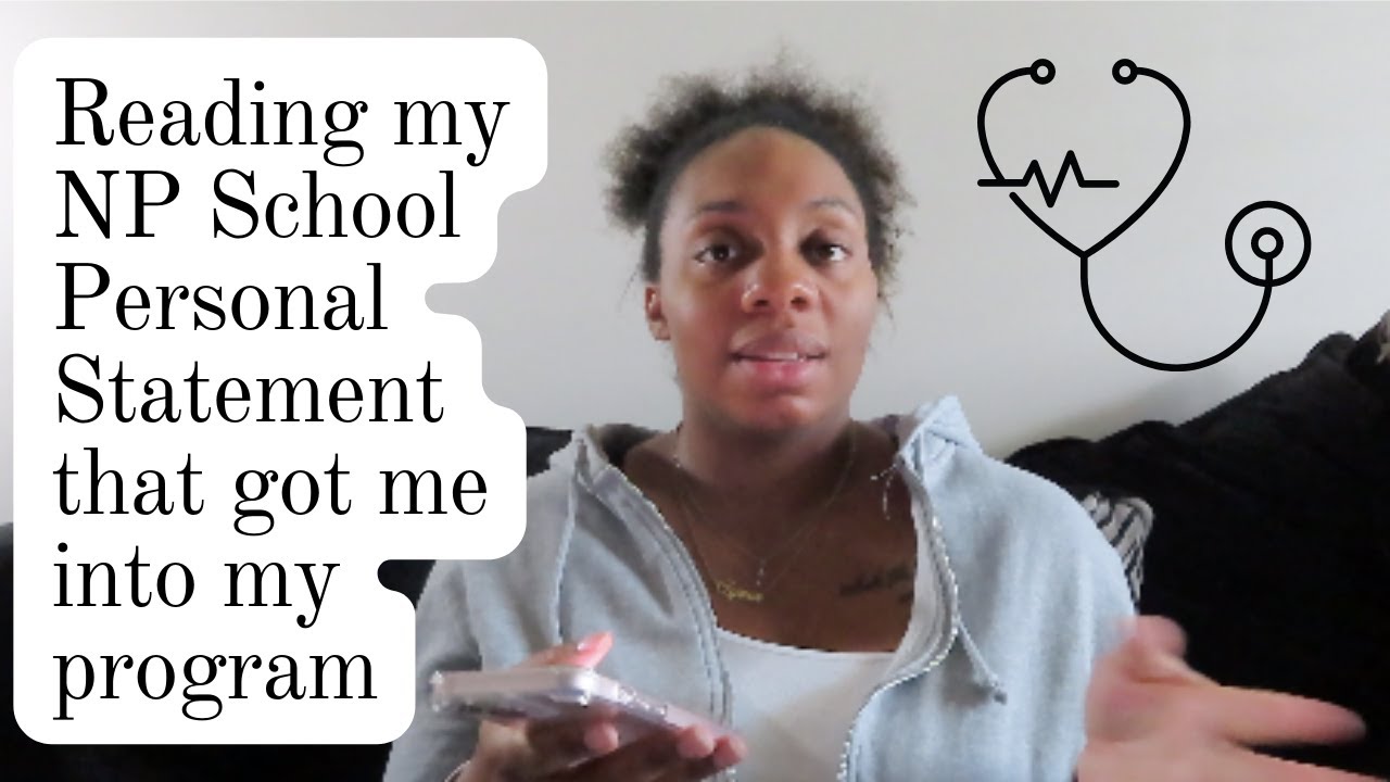 NP PERSONAL STATEMENT THAT GOT ME INTO MY PROGRAM | Ayreon Janaé