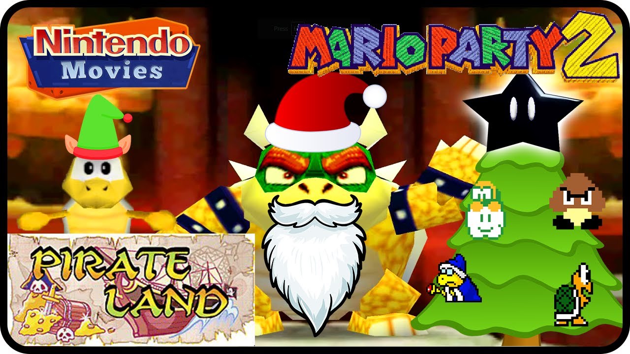 Mario Party 2 - Pirate Land (4 Players, Mario vs Peach vs Yoshi vs Donkey Kong)