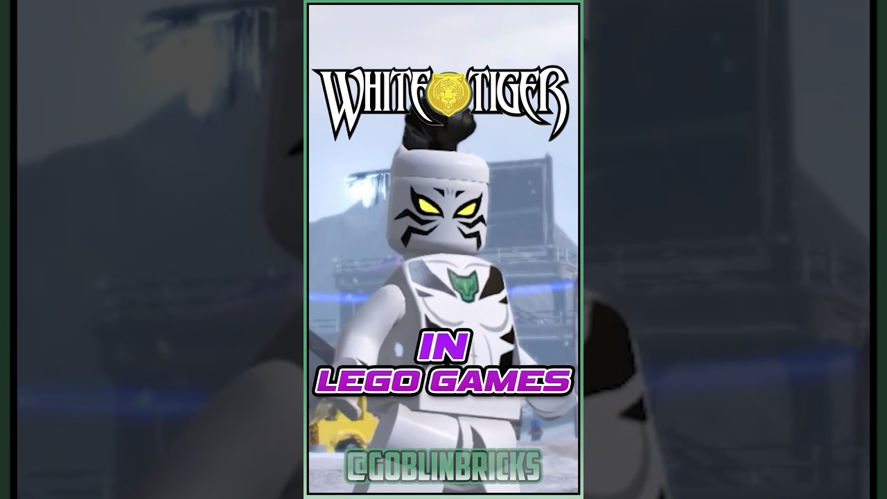 Белый тигр в играх LEGO!