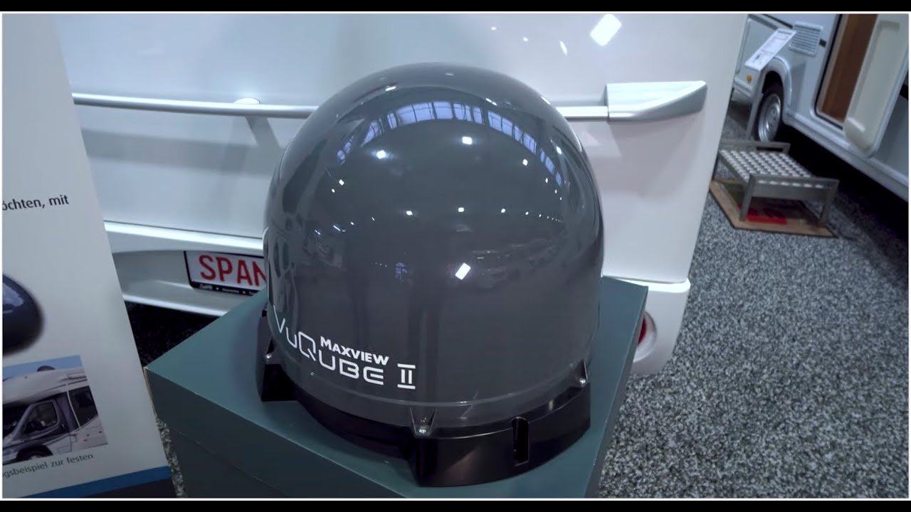 SAT wie Von Geisterhand: Automatische autarke Satellitenanlage Maxview Vuqube II . Vorstellung.